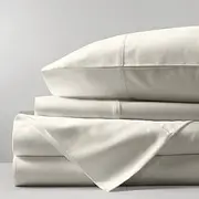 100% Bamboo Silk Feel Soft Sheet Set Beige (Queen)