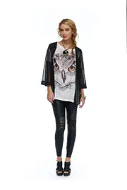 Bella Owl Top--SS-4810TKSS