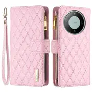 For Huawei Mate 60 Zipper Pocket Wallet Stand Cover Leather Phone Case