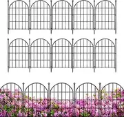 Garden Fencing Animal Barrier | Anti Digging Defense Barrier,10x Panels Decor Divider for Cats Dogs Pets Outdoor Pet Area Yard Lawn