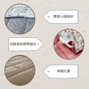 【Jenny Silk 蓁妮絲】可水洗抗菌針織四季輕量鋪棉被(雙人6X7)