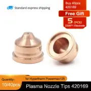 10/40pcs Plasma Nozzle Tips 420169 For PowerMax125 65Amp Torch