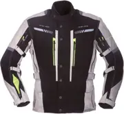 Modeka Winslow, textile jacket , color: Black/Light Grey , size: XXL