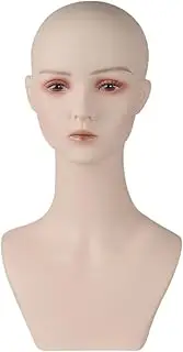 Generic Female Mannequin Head Window Display Head for Eyeglasses Wig Making Cap
