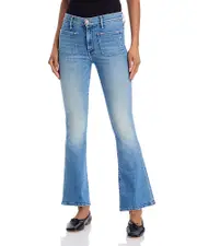 Mother The Patch Pocket Weekender Jeans in Poppin Wheelies