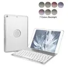 7 Color Backlit Bluetooth Keyboard Case Cover For all 9.7'' Apple iPad AU STOCK