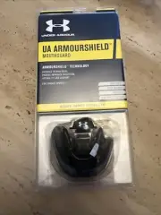Under Armour UA ArmourShield Black Mouthguard Strap/Strapless Adult fit 12+ new