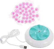 Gadpiparty 1Set Portable Washing Machine Mini Travel Washer Laundry Cleaner Tool for Shirts Skirts Underwear Socks Durable Quick Cleaning for Camping