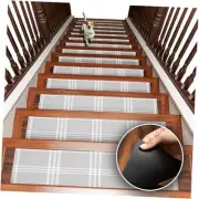 7-Pack Rubber Stair Treads| Cool Breeze Non Slip Stair Treads for Indoor