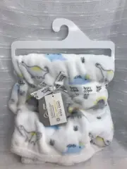 Betty & Bob Boys Dinosaur Dino Baby Blanket Security Lovey Plush Fleece Zoo NEW
