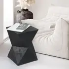 Levede Side Table Coffee Table End Table Terrazzo Geometric Shape Magnesia Concr