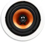 [Micca] M-6C 6.5 Inch 2-Way in-Ceiling in-Wall Speaker with Pivoting 1" Silk Dome Tweeter (Each, White)