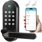 Keyless-Entry Fingerprint Smart Door Lock Digital Electronic Lock with Code P...