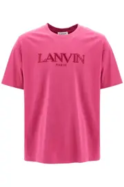 T-Shirt With Embroidered Logo Design