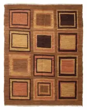 Vintage Hand Woven Kilim Rug 2'11" x 4'11" Traditional Wool Carpet