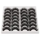 False Eyelashes Mink Fluffy Volume Lashes 3D Wispy Long Fake Eyelashes 14