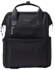 Baggallini Soho Backpack Women's Laptop Backpack Travel Bag Black