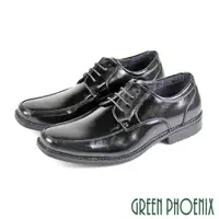 在飛比找PChome24h購物優惠-【GREEN PHOENIX 】線條剪裁縫線綁帶輕量皮鞋/紳