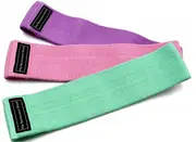 Resistance Booty Bands Set-3 Hip Circle Loop Bands Workout Exercise Guide & Bag