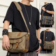 Retro Canvas Camera Bag Waterproof Photography Packages DSLR Shoulder Sling Case