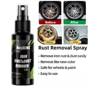 Car Rust Removal Spray Multi-Purpose Remover Inhibitor Derusting Cleaner Metal