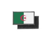 Flag patch printed badge country algeria