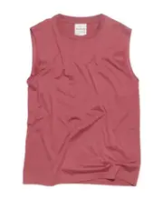 logo-tag cotton vest XXS Pink
