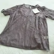 Witchery Mauve Lace 2pce Top New ,Medium