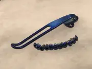 Blue Titanium Deep Pocket Clip & Screws Set For Benchmade Mini Griptilian 556-1
