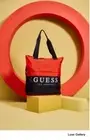 Guess Jeans Backpack School Gym Hand Bag Tote Travelling Shopping Nylon Recycle