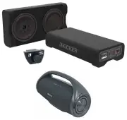 Kicker 51PTRTP10 TRTP 10" Powered Loaded Down-Fire Subwoofer+Bluetooth Speaker