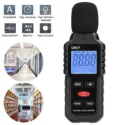 Digital Decibel Meter Sound Level Reader Meter 30-130dB With Backlight LCD AU