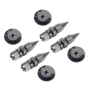 4pcs M8x43 Copper Speaker Shockproof Spike Damping Stand Feet Isolation Base Pad