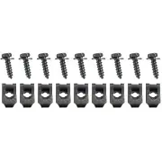 1970-71 Camaro; AC Under Dash Air Outlet Hardware Set; 18 Pieces