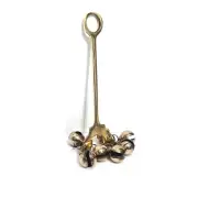 Korean Shaman (Mudang) bronze 7 Drops Seven Star Drops Rattle Bell Occult