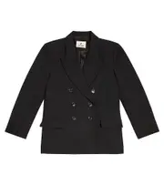 [Bonpoint] Bonpoint x Khaite Tammie wool-blend jacket Y 4 black