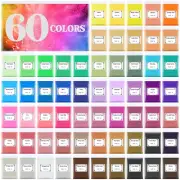 60 Colors Mica Powder Epoxy Set Natural Pearlescent Color for Soap ...