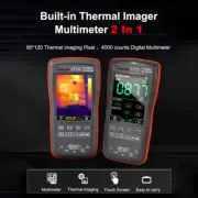 2 In 1 Thermal Imager Multimeter 2.8'' Touch Screen IR Thermal Camera Multimeter