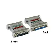 Kentek DB25 25Pin Check Tester Adapter LED Indicator Troubleshoot/Diagnose Cable