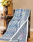 Indian Handmade Floral Jaipuri Razai Cotton Quilted Bedspread Bedding Quilt