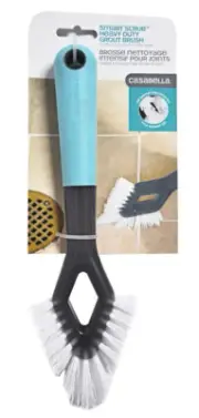 Casabella Smart Scrub Heavy Duty Grout Brush Blue