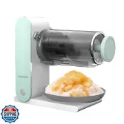 NORJIN Snow Cone Machine USB Rechargeable Shaved Ice Maker with Stainless Ste