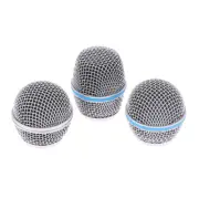 Microphone Replacement Head Steel SM58 Mesh Handheld Microphone Grill Mesh He CR