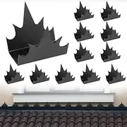 Abizarch 12Pcs Metal Fence Wall Spike, Anti-Climb Fence Security Spike with Screw,Anti-Theft Intruder Deterrent Spike Sturdy Home Safety Spike for Outdoor Home Security and Farm Protection