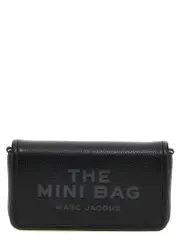 [Marc Jacobs] Marc Jacobs-The Leather Mini Bag Borse A Tracolla Nero-Donna OS Black