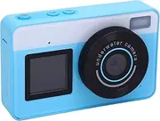 Generic Digital Camera, 4k 64MP Front Rear Dual Screens Camera, 3 Meter IP68 Waterproofing Vlog Camera with 18X Zoom, Compact Point and Shoot Cameras for Teens Beginners Girls Boys (Blue)