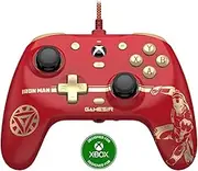(2024 New Version Iron Man) GameSir G7 HE Wired Controller, Officially licensed Controller for Xbox Series X|S, Xbox One, Windows 10|11, PC, Video Game Controller with Hall Effect Sticks (Iron Man)