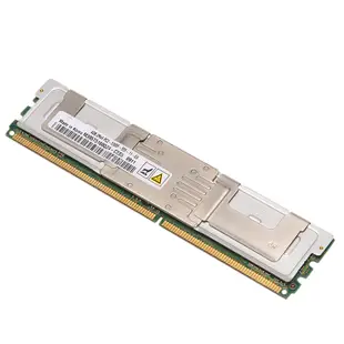 英特爾 Ddr2 4GB Ram 內存 667Mhz PC2 5300F 240 針 1.8V FB DIMM 帶冷卻背