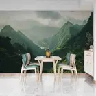 3D Tree Mountain Grass Green Self-adhesive Removeable Wallpaper Wall Mural 3819