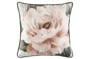 Bianca Somerset Square White Velvet Cushion Throw Pillow Bed Sofa Decor 43x43cm